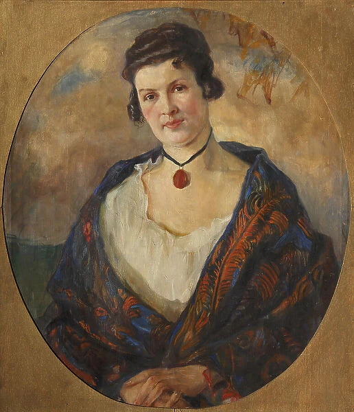 Portrait of Krasilnikova, 1910s. Creator: Della-Vos-Kardovskaya, Olga Ludvigovna (1875-1952)