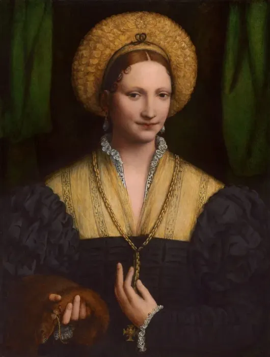 Framed Print : Portrait of a Lady, 1520 / 1525. Creator: Bernardino Luini Framed Print : Portrait of a Lady, 1520 / 1525. Creator: Bernardino Luini
