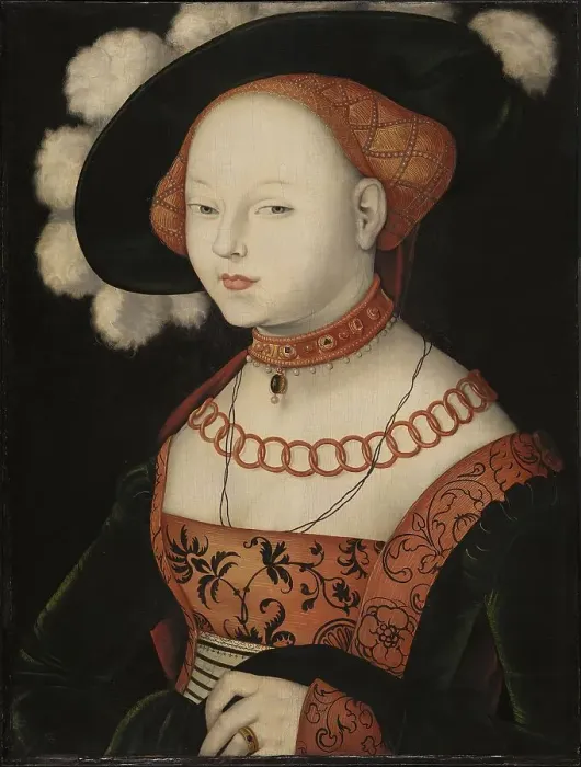 Framed Print : Portrait of a Lady, 1530. Creator: Hans Baldung Framed Print : Portrait of a Lady, 1530. Creator: Hans Baldung