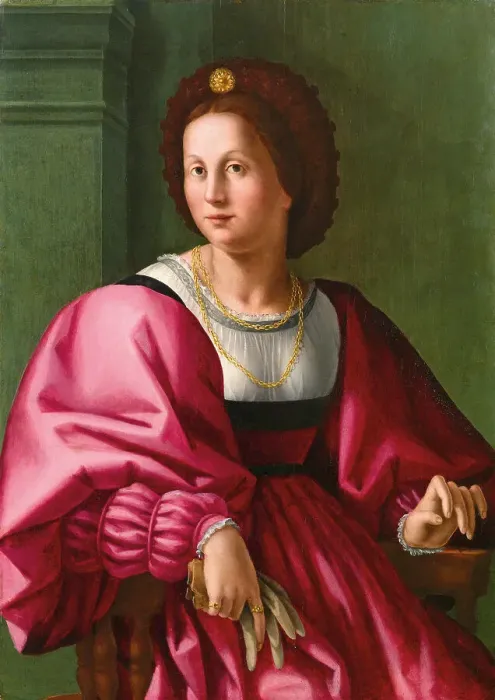 Framed Print : Portrait of a Lady, Between 1534 und 1540. Creator: Foschi, Pier Francesco di Jacopo (1502-1567) Framed Print : Portrait of a Lady, Between 1534 und 1540. Creator: Foschi, Pier Francesco di Jacopo (1502-1567)