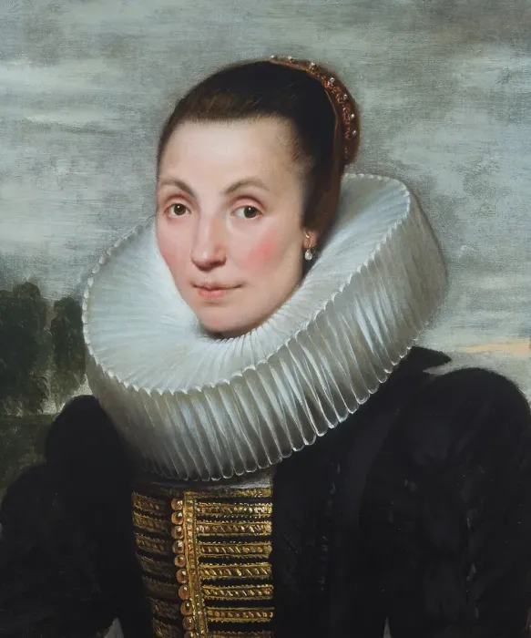 Framed Print : Portrait of a Lady, 1626. Creator: Cornelis de Vos