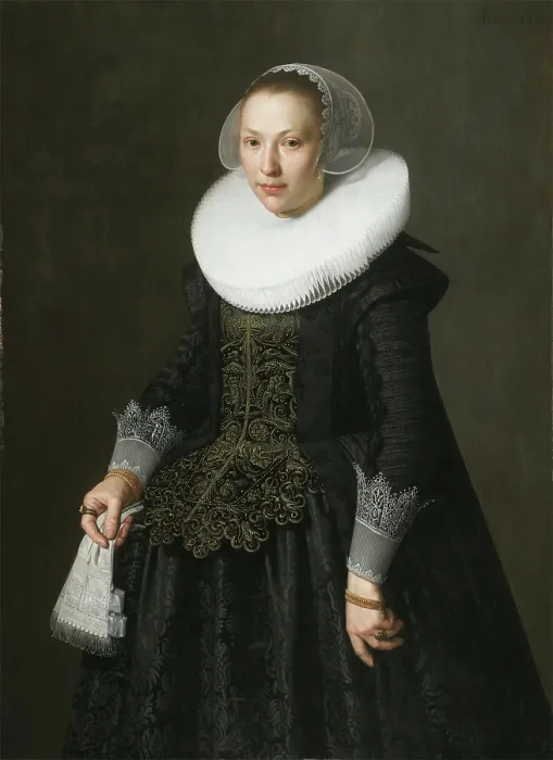 Framed Print : Portrait of a Lady, 1633. Creator: Nicolaes Eliasz Pickenoy Framed Print : Portrait of a Lady, 1633. Creator: Nicolaes Eliasz Pickenoy