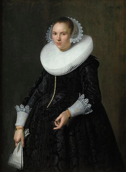 Portrait of a Lady, 1635. Creators: Nicolaes Eliasz Pickenoy, Michiel van Mierevelt