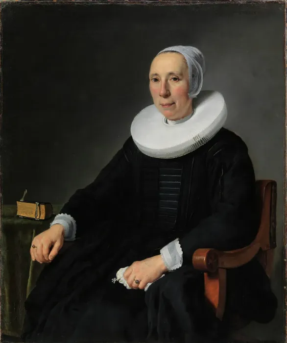 Framed Print : Portrait of a Lady, 1657. Creator: Jan Victors Framed Print : Portrait of a Lady, 1657. Creator: Jan Victors