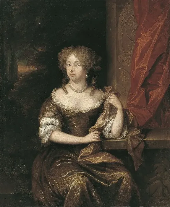Framed Print : Portrait of a Lady, 1676. Creator: Gaspar Netscher Framed Print : Portrait of a Lady, 1676. Creator: Gaspar Netscher