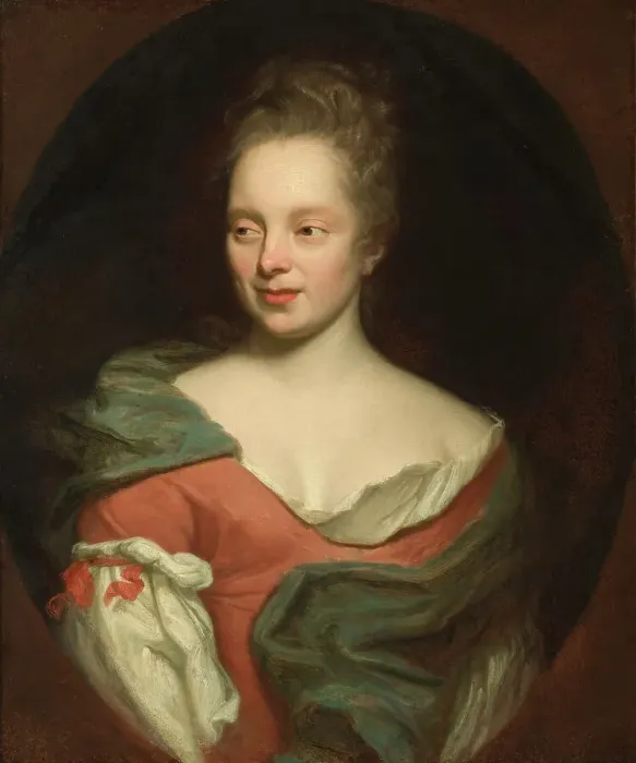 Framed Print : Portrait of a Lady, 1697. Creator: David Richter