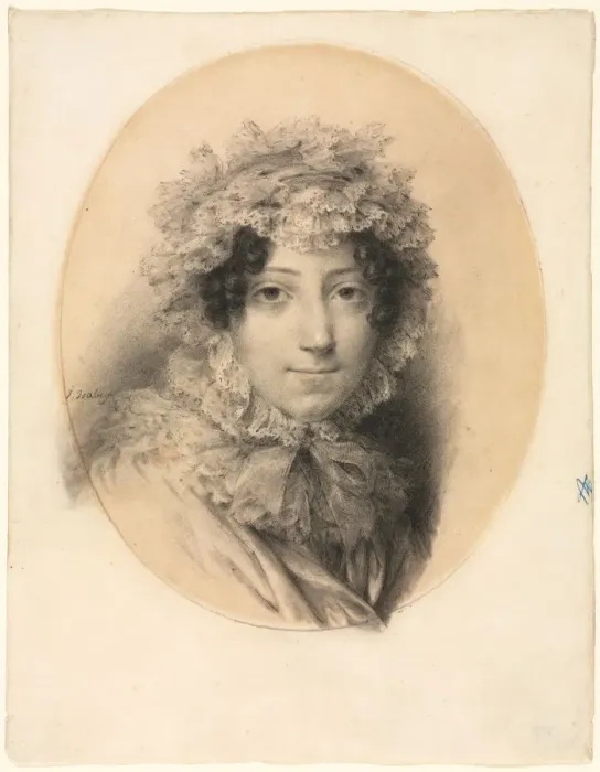 Framed Print : Portrait of a Lady, 1767-1855. Creator: Jean-Baptiste Isabey (French, 1767-1855) Framed Print : Portrait of a Lady, 1767-1855. Creator: Jean-Baptiste Isabey (French, 1767-1855)