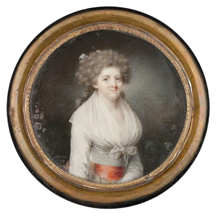Framed Print : Portrait of a Lady, 1793. Creator: Nicolas Lavreince Framed Print : Portrait of a Lady, 1793. Creator: Nicolas Lavreince