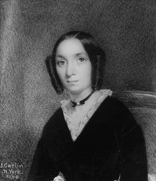 Portrait of a Lady, 1844. Creator: John Carlin