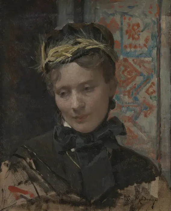 Framed Print : Portrait of a Lady, 1885-1896. Artist: Madrazo y Garreta, Raimundo de (1841-1920) Framed Print : Portrait of a Lady, 1885-1896. Artist: Madrazo y Garreta, Raimundo de (1841-1920)