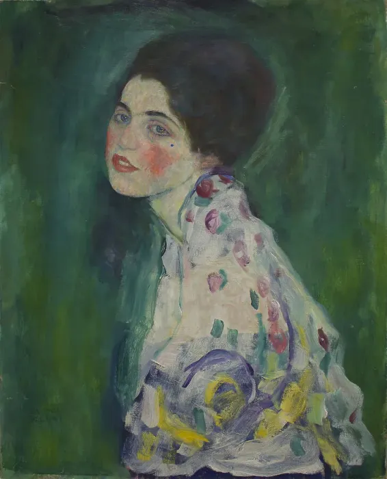 Framed Print : Portrait of a Lady, 1916-1917. Creator: Klimt, Gustav (1862-1918) Framed Print : Portrait of a Lady, 1916-1917. Creator: Klimt, Gustav (1862-1918)