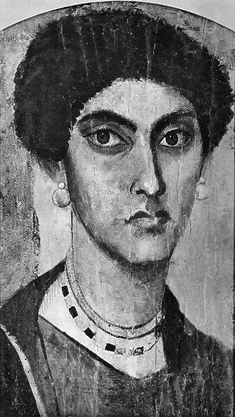 Portrait of a lady, Al-Fayyum, Egypt, 2nd century (1936)