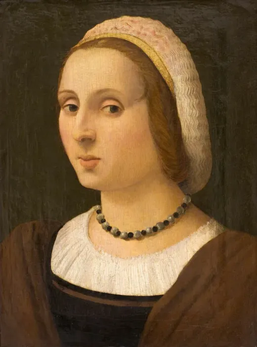Framed Print : Portrait of a Lady. Artist: Tamagni, Vincenzo (1492-1530) Framed Print : Portrait of a Lady. Artist: Tamagni, Vincenzo (1492-1530)