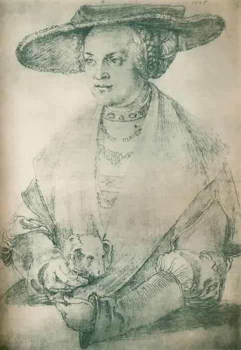 Framed Print : Portrait of a Lady, c1500-1520, (1903). Artist: Albrecht Durer Framed Print : Portrait of a Lady, c1500-1520, (1903). Artist: Albrecht Durer