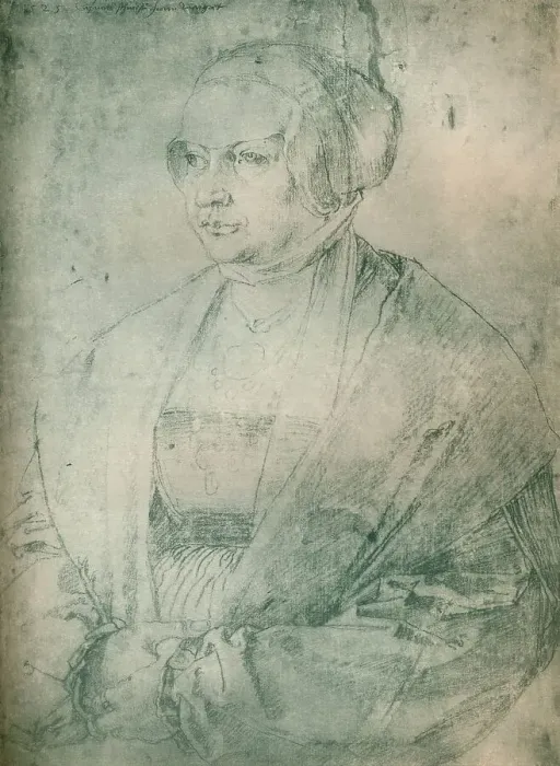 Framed Print : Portrait of a Lady, c1500-1520, (1903). Artist: Albrecht Durer Framed Print : Portrait of a Lady, c1500-1520, (1903). Artist: Albrecht Durer