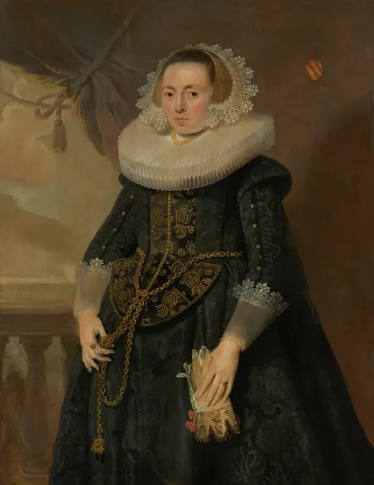 Framed Print : Portrait of a Lady, c1625-1630. Creator: Pieter Soutman Framed Print : Portrait of a Lady, c1625-1630. Creator: Pieter Soutman