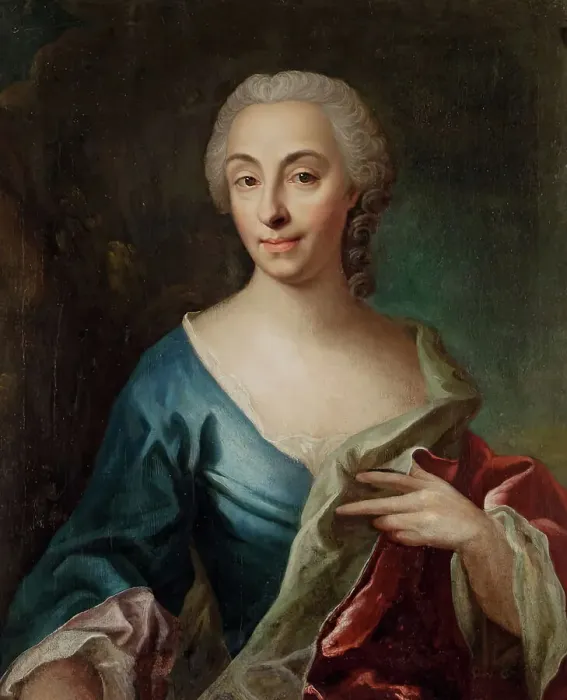 Framed Print : Portrait of a Lady, (c1740s). Creator: Olof Arenius Framed Print : Portrait of a Lady, (c1740s). Creator: Olof Arenius