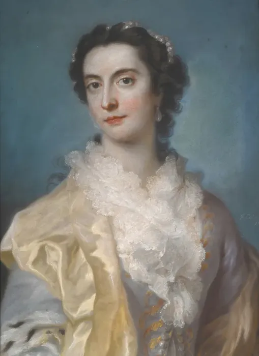 Framed Print : Portrait of a Lady, c1750-1770. Creator: Francis Cotes Framed Print : Portrait of a Lady, c1750-1770. Creator: Francis Cotes