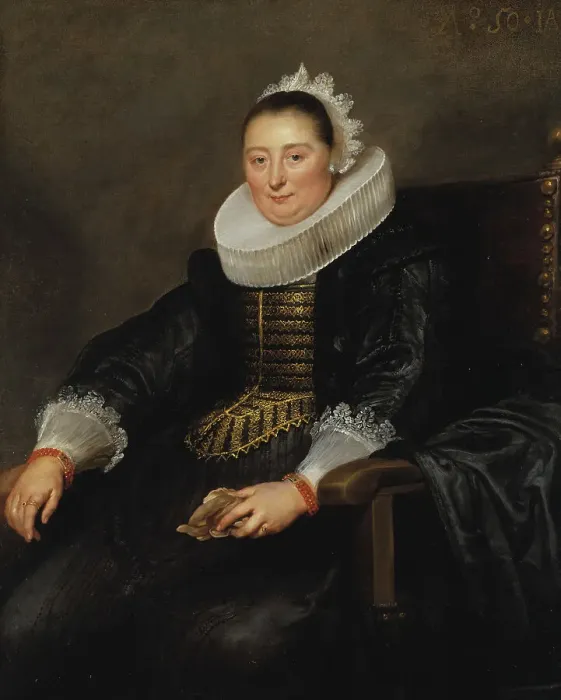 Framed Print : Portrait of a Lady, c17th century. Creator: Cornelis de Vos Framed Print : Portrait of a Lady, c17th century. Creator: Cornelis de Vos