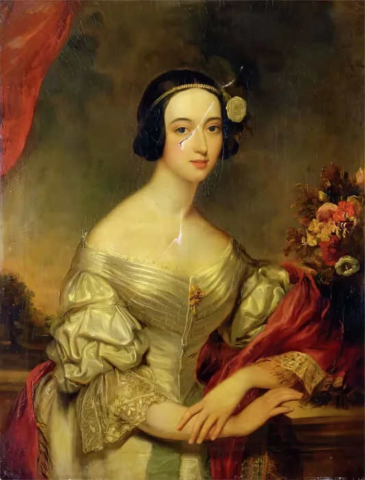 Framed Print : Portrait of a Lady, c1830. Creator: Unknown Framed Print : Portrait of a Lady, c1830. Creator: Unknown