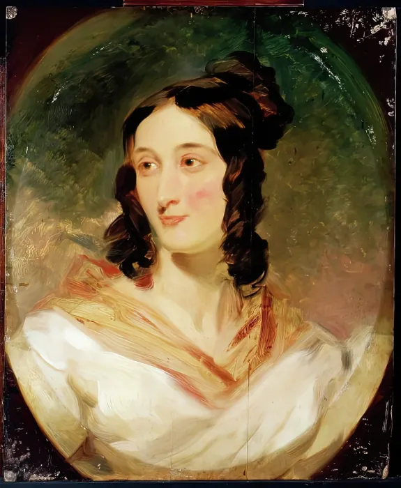 Framed Print : Portrait of a Lady, c1838. Creator: John Phillip Framed Print : Portrait of a Lady, c1838. Creator: John Phillip