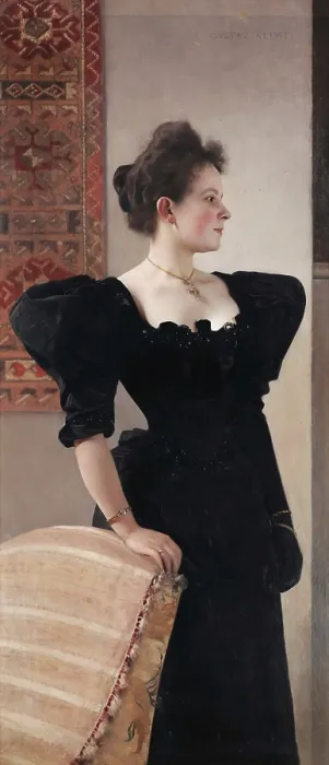 Framed Print : Portrait of a Lady, c1894. Creator: Klimt, Gustav (1862-1918) Framed Print : Portrait of a Lady, c1894. Creator: Klimt, Gustav (1862-1918)