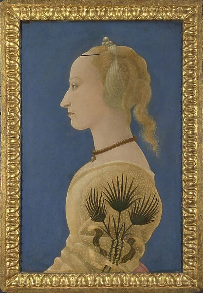 Portrait of a Lady, ca 1465. Artist: Baldovinetti, Alesso (1425-1499)
