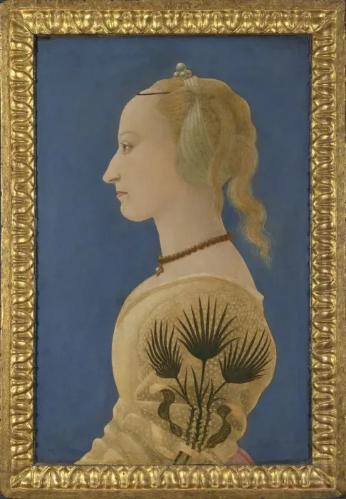 Framed Print : Portrait of a Lady, ca 1465. Artist: Baldovinetti, Alesso (1425-1499) Framed Print : Portrait of a Lady, ca 1465. Artist: Baldovinetti, Alesso (1425-1499)