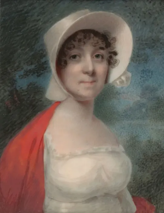 Framed Print : Portrait of a Lady, ca. 1805. Creator: Unknown Framed Print : Portrait of a Lady, ca. 1805. Creator: Unknown