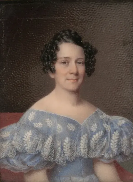 Framed Print : Portrait of a Lady, ca. 1835. Creator: Alvan Clark Framed Print : Portrait of a Lady, ca. 1835. Creator: Alvan Clark