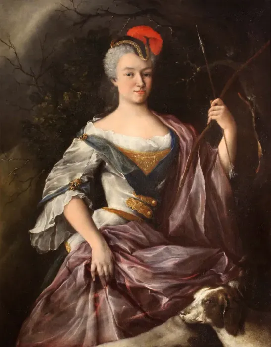 Framed Print : Portrait of a Lady as Diana