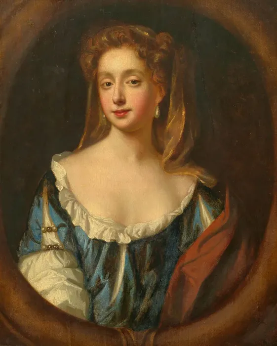 Framed Print : Portrait of Lady Elizabeth Pelham (c. 1664-1681), Second Half of the 17th cen.. Creator: Wissing, Willem (1656-1687) Framed Print : Portrait of Lady Elizabeth Pelham (c. 1664-1681), Second Half of the 17th cen.. Creator: Wissing, Willem (1656-1687)