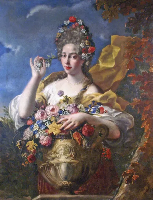 Framed Print : Portrait of a Lady as Flora Framed Print : Portrait of a Lady as Flora