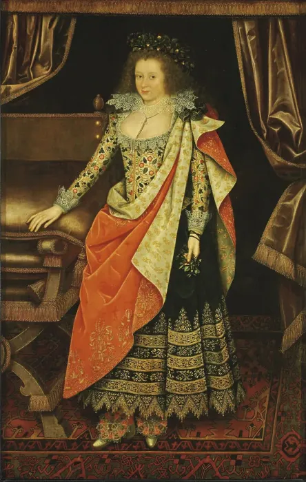 Framed Print : Portrait of Lady Frances Stewart, Duchess of Richmond and Lennox, Countess of Hertford, nee Howard (1578-1639), 1611. Artist: Gheeraerts, Marcus, the Younger (1561-1636) Framed Print : Portrait of Lady Frances Stewart, Duchess of Richmond and Lennox, Countess of Hertford, nee Howard (1578-1639), 1611. Artist: Gheeraerts, Marcus, the Younger (1561-1636)