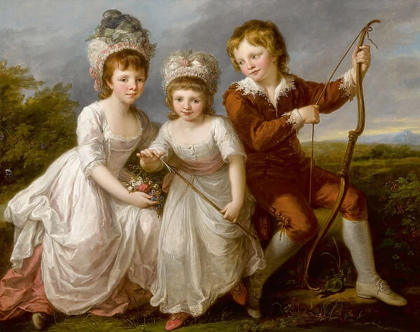 Portrait of Lady Georgiana Spencer, Henrietta Spencer and George Viscount Althorp, c