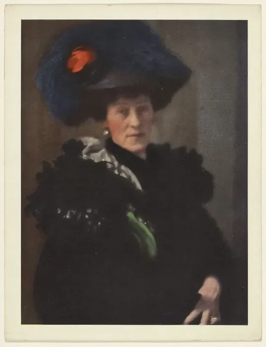 Framed Print : Portrait-Lady H. negative 1903; print 1908. Creator: Eduard J Steichen Framed Print : Portrait-Lady H. negative 1903; print 1908. Creator: Eduard J Steichen