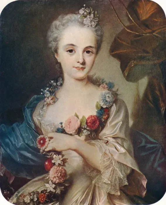 Framed Print : Portrait of a Lady (Marquise de Pompadour), c18th century, (1906). Artist: Rosalba Zuanna Carriera Framed Print : Portrait of a Lady (Marquise de Pompadour), c18th century, (1906). Artist: Rosalba Zuanna Carriera