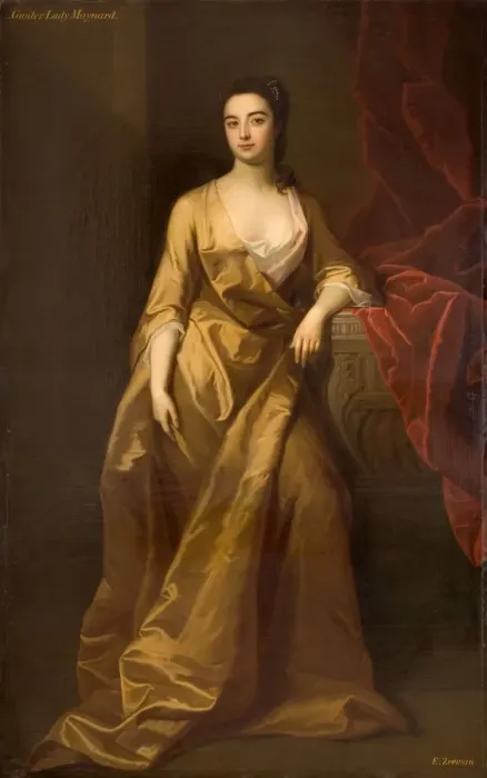 Framed Print : Portrait Of A Lady Maynard, 1745. Creator: Enoch Seeman Framed Print : Portrait Of A Lady Maynard, 1745. Creator: Enoch Seeman