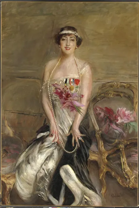 Framed Print : Portrait of Lady Michelham, c. 1917 Framed Print : Portrait of Lady Michelham, c. 1917