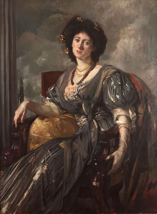 Framed Print : Portrait of Lady Michelham, c1905. Creator: Jacques Emile Blanche Framed Print : Portrait of Lady Michelham, c1905. Creator: Jacques Emile Blanche