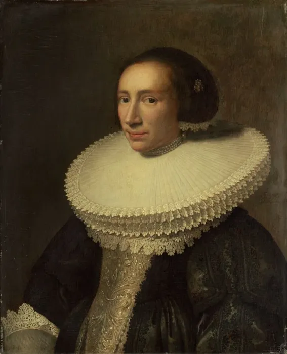 Framed Print : Portrait of a Lady with a Ruff, 1638. Creator: Michiel Jansz van Miereveld Framed Print : Portrait of a Lady with a Ruff, 1638. Creator: Michiel Jansz van Miereveld