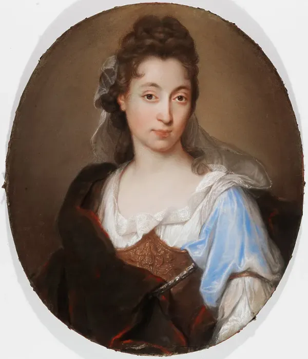 Framed Print : Portrait of a Lady shown in the guise of Minerva, c1700. Creator: Joseph Vivien Framed Print : Portrait of a Lady shown in the guise of Minerva, c1700. Creator: Joseph Vivien