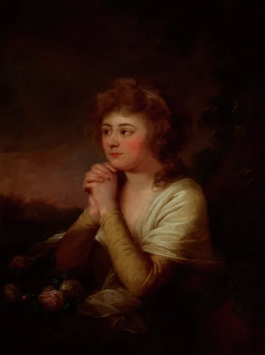 Framed Print : Portrait of a Lady from the Skrzynski Family, c1800. Creator: Jozef Grassi Framed Print : Portrait of a Lady from the Skrzynski Family, c1800. Creator: Jozef Grassi