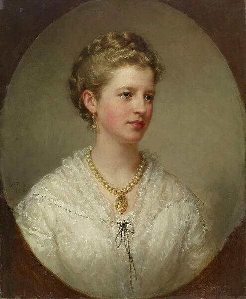 Portrait of a Lady (the Artist's Daughter), 1873. Creator: George Augustus Baker