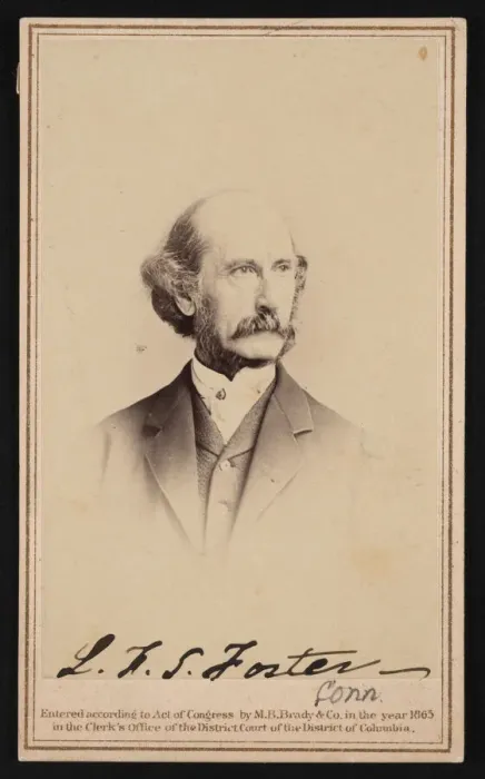 Framed Print : Portrait of LaFayette Sabine Foster (1806-1880), Before 1869 Framed Print : Portrait of LaFayette Sabine Foster (1806-1880), Before 1869