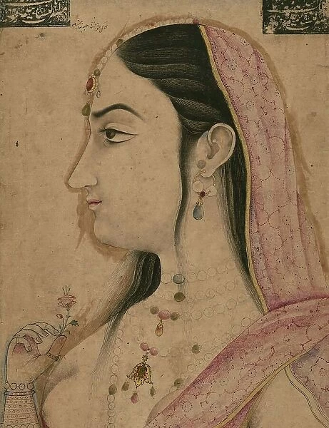 Portrait of Lal Kunwar, 12th century AH / AD 18th century. Creator: Unknown