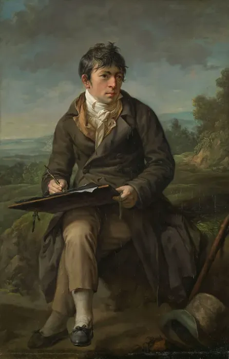 Framed Print : Portrait of the Landscape Painter Carl Anton Graff, 1809. Creator: Anton Graff Framed Print : Portrait of the Landscape Painter Carl Anton Graff, 1809. Creator: Anton Graff