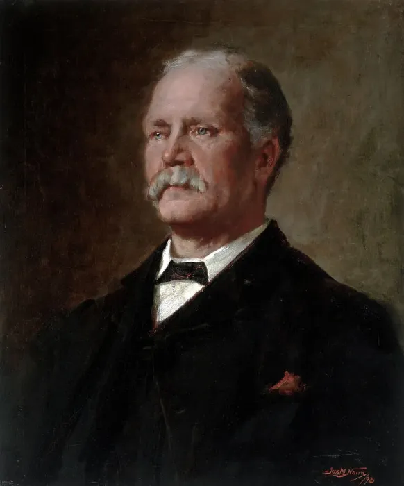 Framed Print : Portrait of the late John Newton, Esq. 1893. Creator: James McLauchlan Nairn Framed Print : Portrait of the late John Newton, Esq. 1893. Creator: James McLauchlan Nairn