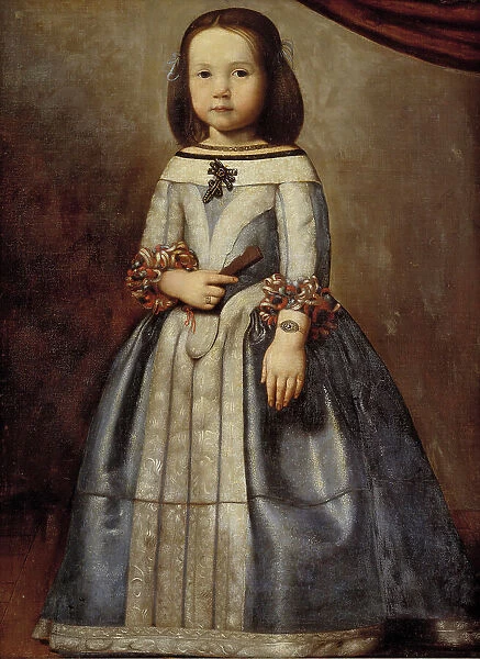 Portrait of Laura Chigi, 1646-1679. Creators: Alessandro Da Farnese Mattia, Francisco de Zurbaran