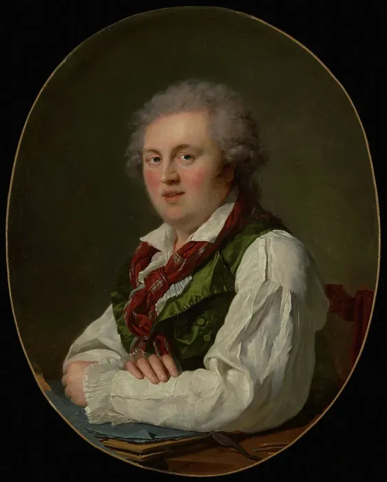 Framed Print : Portrait of Laurent-Nicolas de Joubert, 1787. Creator: Francois-Xavier Fabre Framed Print : Portrait of Laurent-Nicolas de Joubert, 1787. Creator: Francois-Xavier Fabre